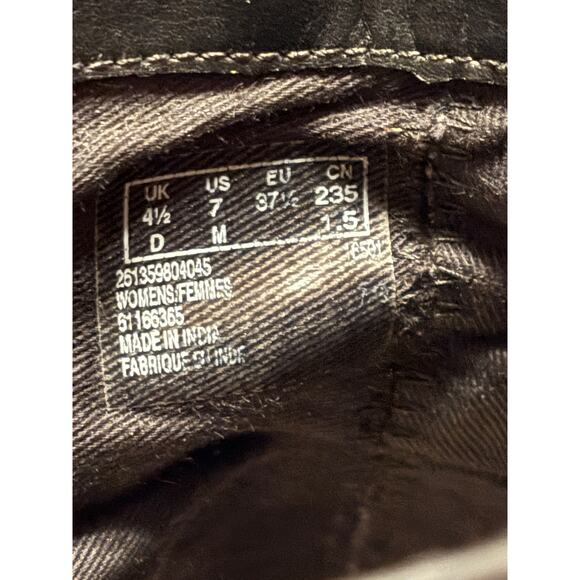 Clark’s Size 7 Clarkdale Jax Black Leather Ankle Booties Side Zip 21/2” Heel EUC - Picture 5 of 10